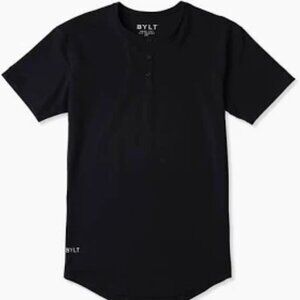 BYLT Basics Dark Brown Casual Button Down Shirt